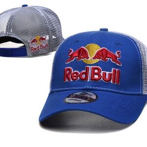 ❤️Red Bull Blue Mesh Back Trucker Hat❤️